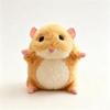 Stuffed Animal Fluffy Mouse Keychain Cartoon Rat Plush Doll Soft Fabric Hamster Pendant  Boys Girls