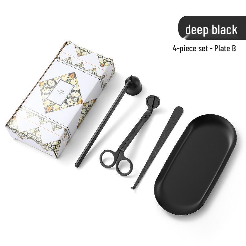 Набор инструментов для ароматерапевтических свечей из нержавеющей стали: Маленький тушитель и ножницы