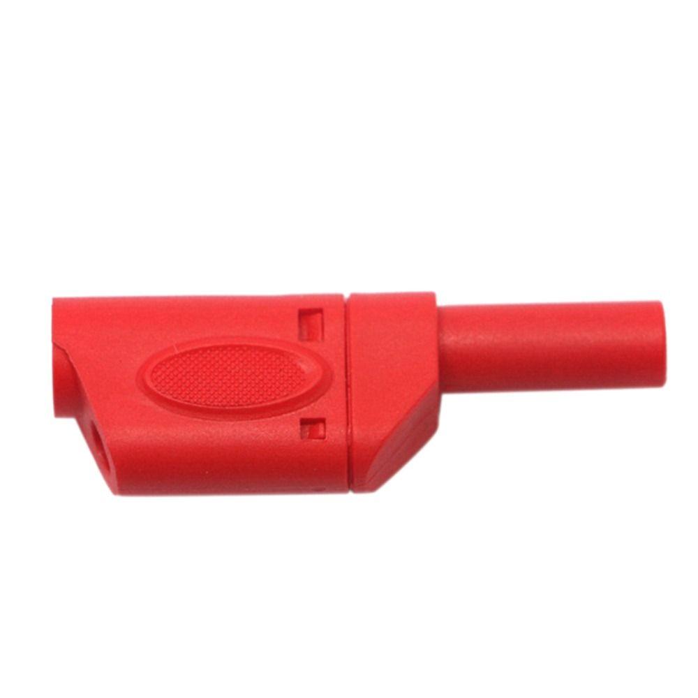 4MM Banana Plug Connector Stackable Banana Plug Wire Solder Adapter Safety Sheath Electrical Tools