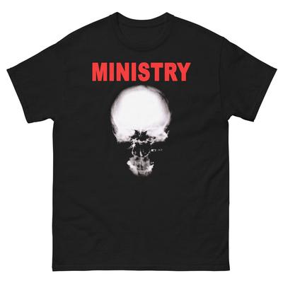 Ministry - Разум - Ужасная Вещь На Вкус - Винтажная Металлическая UNISEX РУБАШКА
