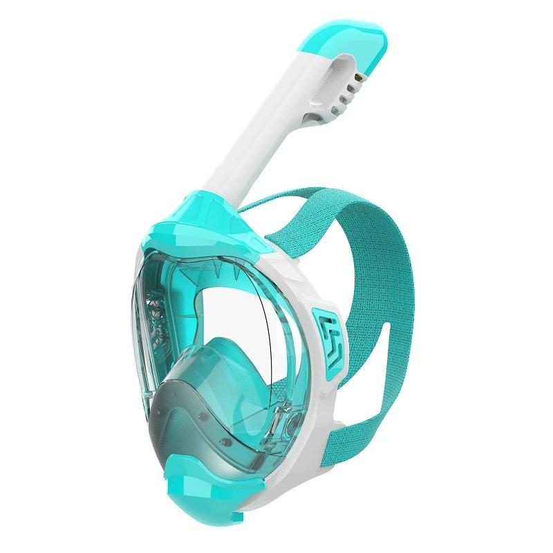 Full Dry Snorkel Mask Set Adults Silicone Face Seal Snorkeling Gear Swimming Diving