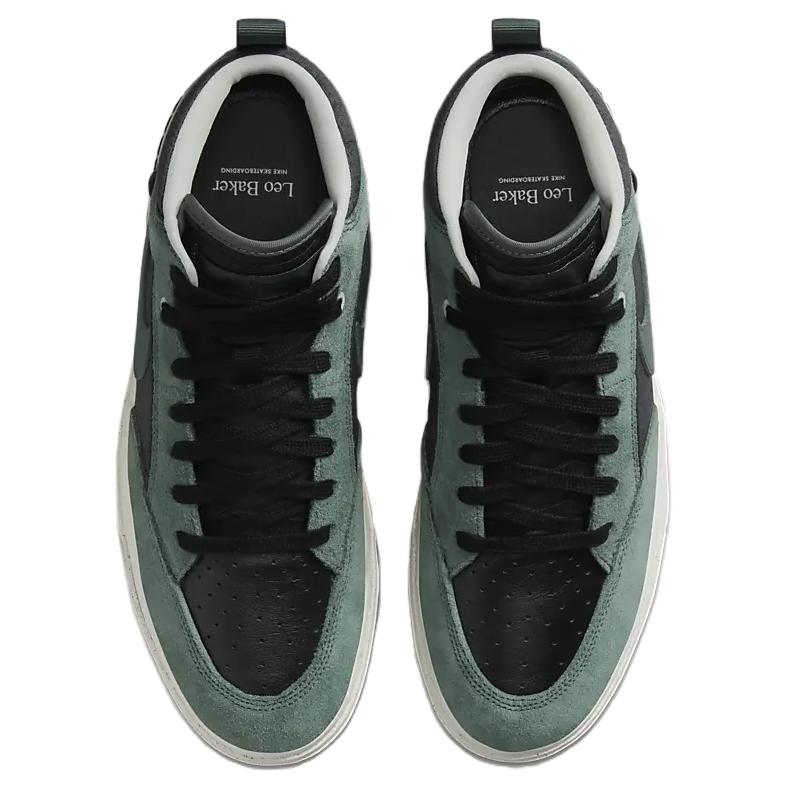 Nike Sb React Leo Винтажный зеленый черный антрацитовый обувь для скейтборда DX4361-302