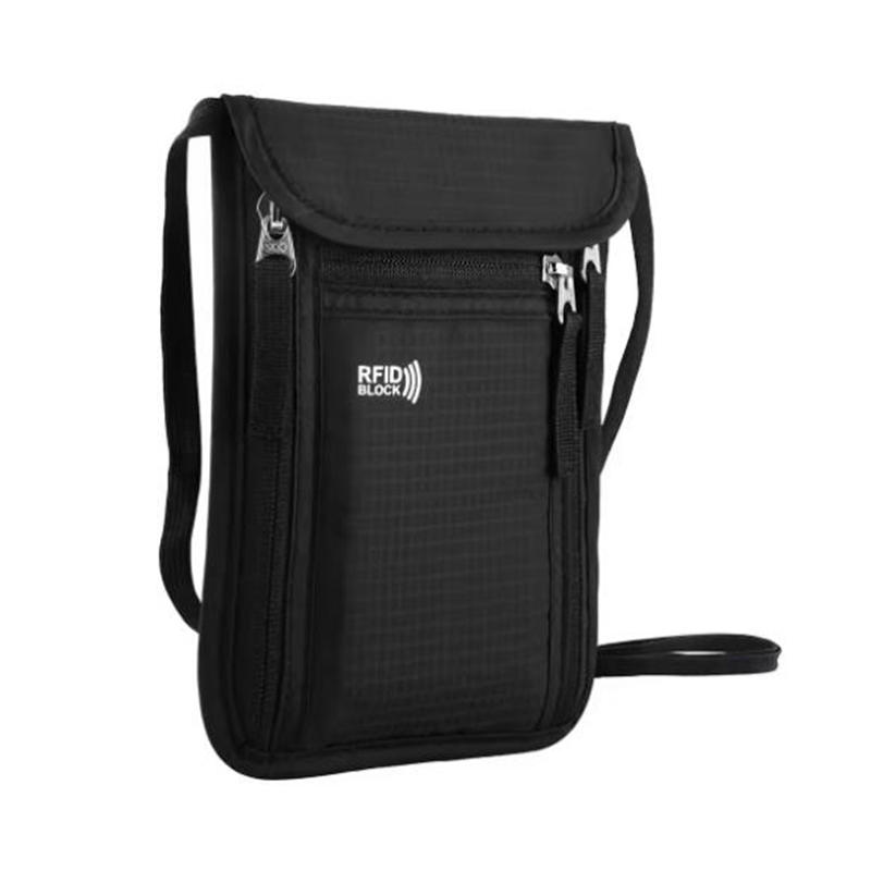 Travel Pouch Neck Wallet Family Passport Holder Organizer Case with RFID Blocking Passport Wallet Travel Wallet
