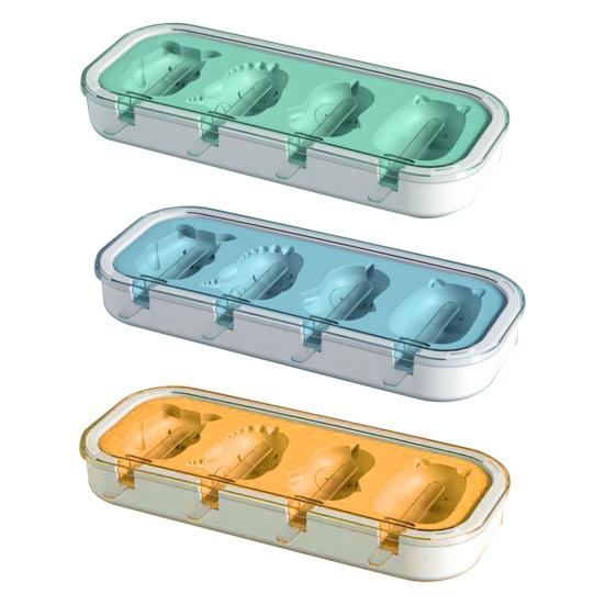 Yousheng 1 набор форм для мороженого из пищевого высокопрочного силикона, формочки для мороженого с пылезащитной крышкой для дома