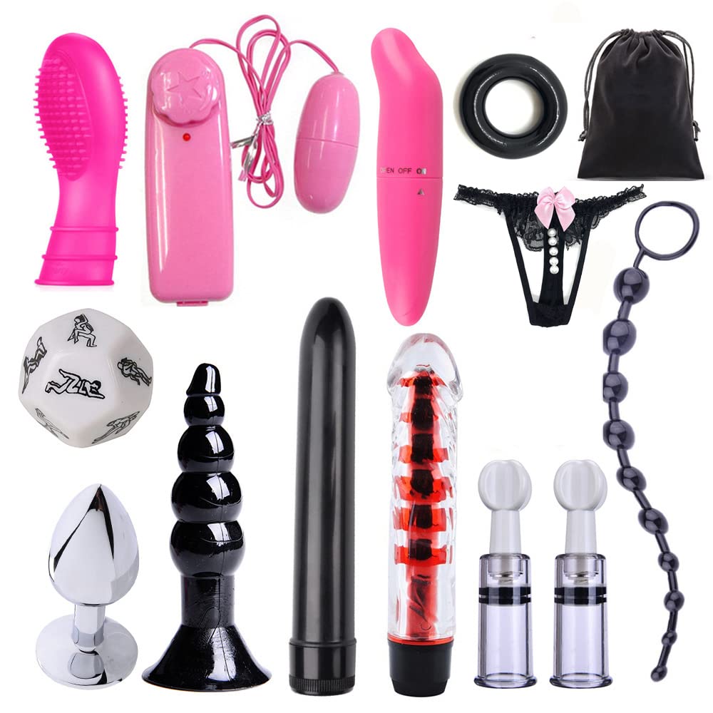 Luxury Set Adult Goods Popular for Women Vibrators 3 Rotors Anal Development Set 2 Nipple Development Cock Ring Finger Cot Raised Unlimited Ways To
