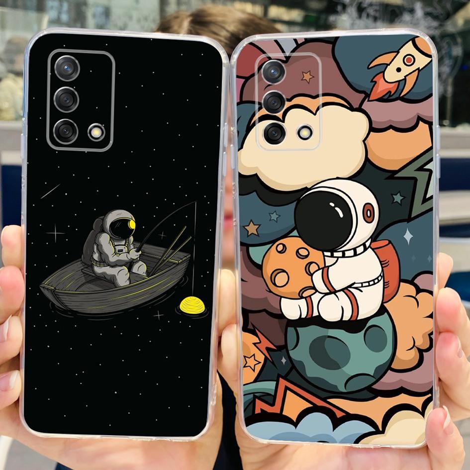 For Oppo Reno 6 Lite Case CPH2365 Reno6 Lite Cover Fashion Butterfly Flower Soft Silicone Funda on OPPO A74 A95 4G CHP2219 Cases