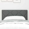 Headboard Dark Grey 80 cm Fabric