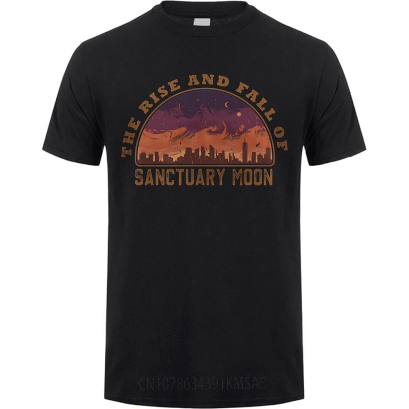Streetwear Summer Boys T Shirt The Rise And Fall Of Sanctuary Moon Short Sleeve Solid Color ONeck Tshirt Brand Teeshirt
