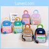 Backpack Blocked Color Kindergarten Backpack Casual Kids Lightweight Schoolbag