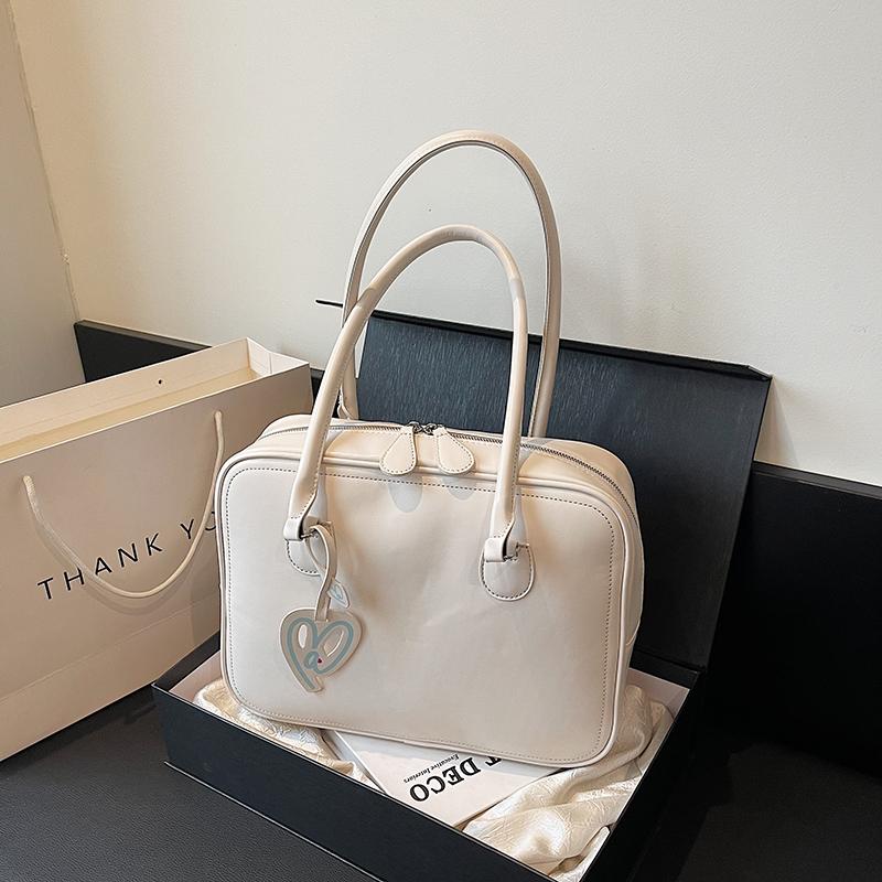 Новые осенние вместительные женские сумки с улучшенной текстурой, однотонные, с хорошим внешним видом, простые, универсальные сумки через плечо