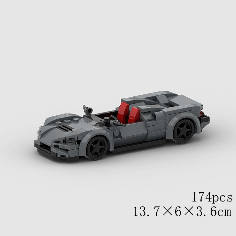MOC Скорость Спорт Супер Гоночный Автомобиль Модель Строительные Блоки DIY Кирпичи Город Технический Ралли Отличный Гоночный Автомобиль Рождественский Подарок Игрушка