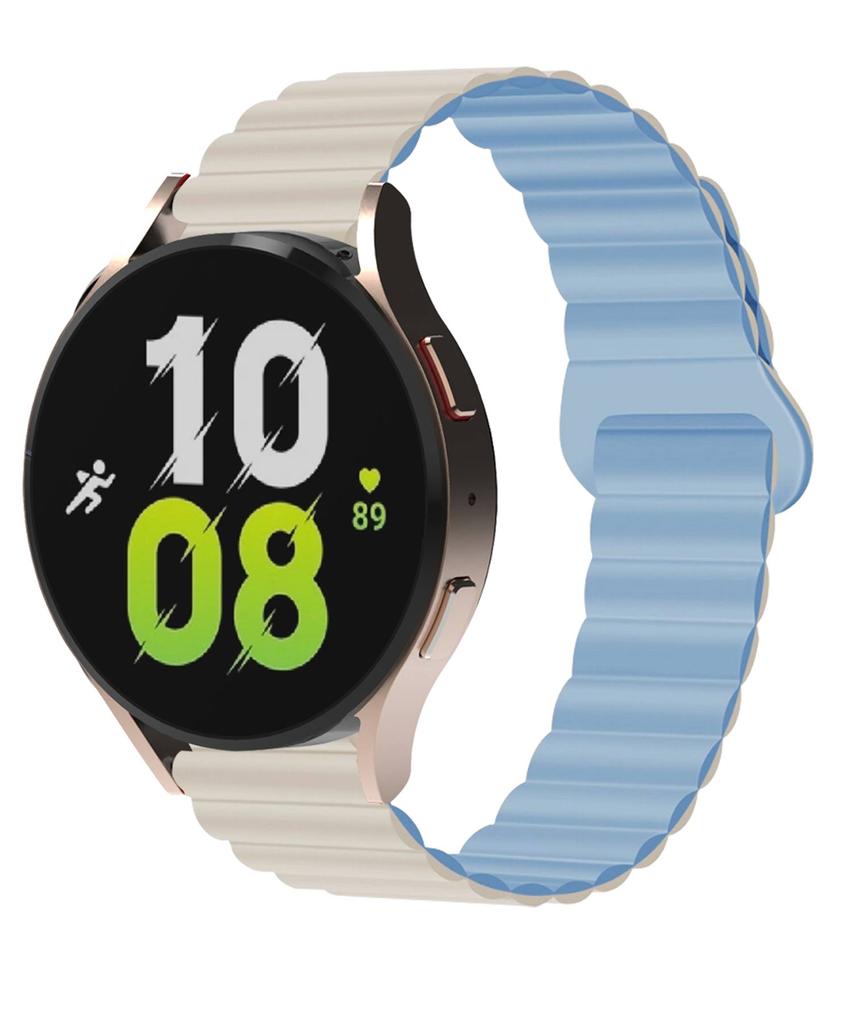 Dijiji Galaxy Watch/6/5/4/Link Магнитный силиконовый ремешок 20 мм