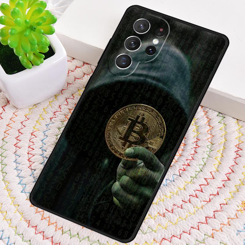 Чехол для телефона Bitcoin BTC для Samsung Galaxy note 10 pro S26 Ultra S23 S24 FE S25 S21 S22 PLUS ударопрочный