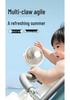 Rechargeable Octopus Baby Stroller Fan - Portable, Silent, and Versatile Companion for Dorms and Desktops