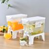 Cold Water Jug With Tap Water Beverage Dispenser Fruit Teapot Cold Waterlemonade