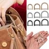 Webbing Buckle Bag Strap Connector Detachable Clasp Bag Loop Screw Rings Buckle D Ring Buckle