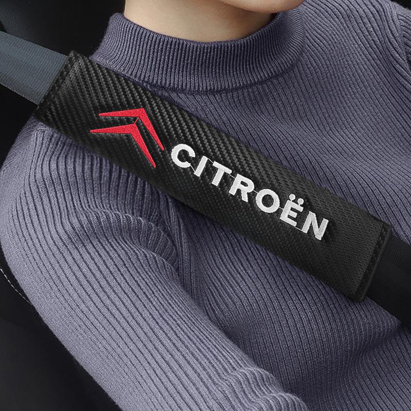 Защитные накладки на ремень безопасности автомобиля, наплечники для Citroen C4 C3 C5 C1 C2 C6 C4L VTS C-ELYSEE Berlingo Picasso