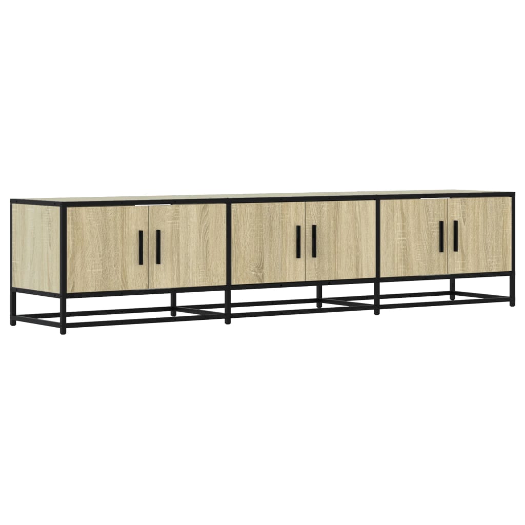 TV Cabinet in Sonoma Oak Finish 180 x 35 x 41 cm Engineered Wood
