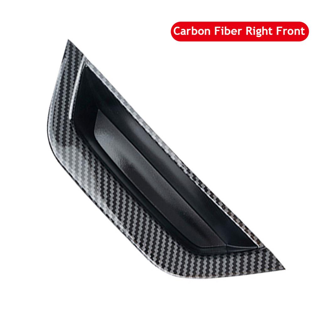 Car Interior LHD RHD Driver Door Pull Handle Armrest Panel Storage Box Cover Carbon Fibre For BMW X3 X4 F25 F26 2011-2016