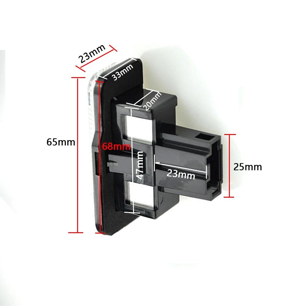 2x подходит для Mercedes Benz CE CLS-Class W203 W211 W219 R171 2D 2004~11 SMD задние белые светодиодные фонари номерного знака Canbus