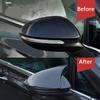 2x Glossy Black Side Wing Mirror Cover For Volkswagen Golf 8 MK8 GTI GTD GTE TSI TDI R -2022 Side Rear View Mirror Cap