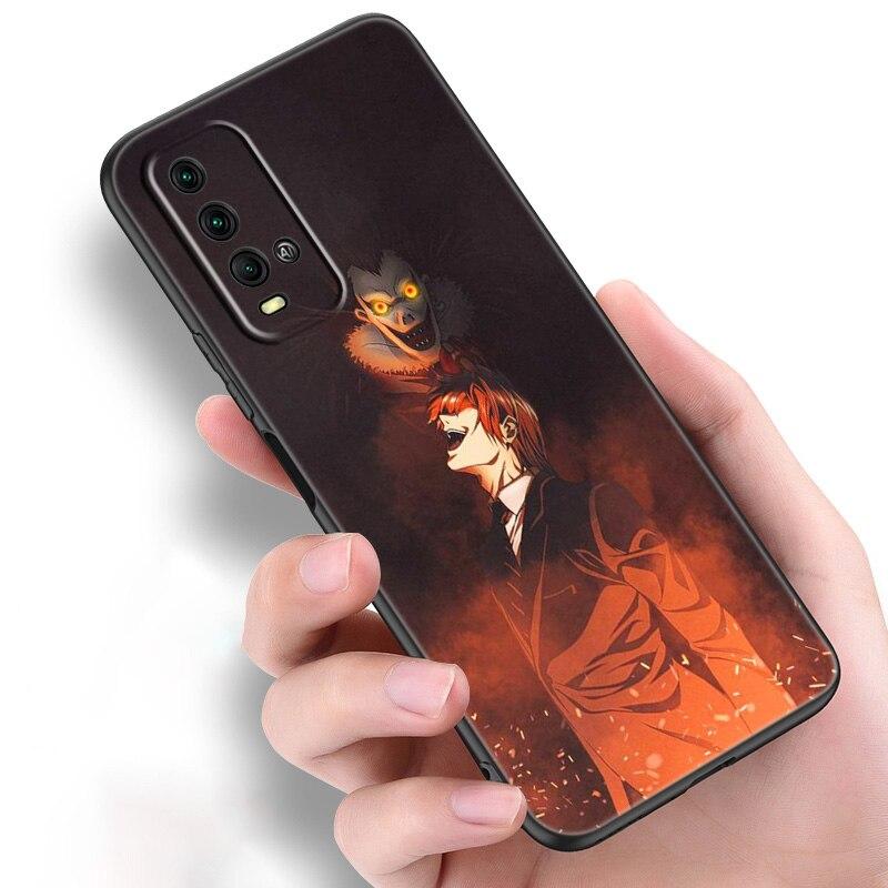 Силиконовый чехол для телефона с аниме Манга Death Note Ryuk для Xiaomi Redmi Note 11 10 9 8 Pro 11T 10T 10S 9S 8T 9 9A 9C 9T, черный чехол