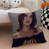 Наволочка Lana Del Rey Льняная Наволочка Мягкая Дышащая Защитная Декор Дивана Комнаты