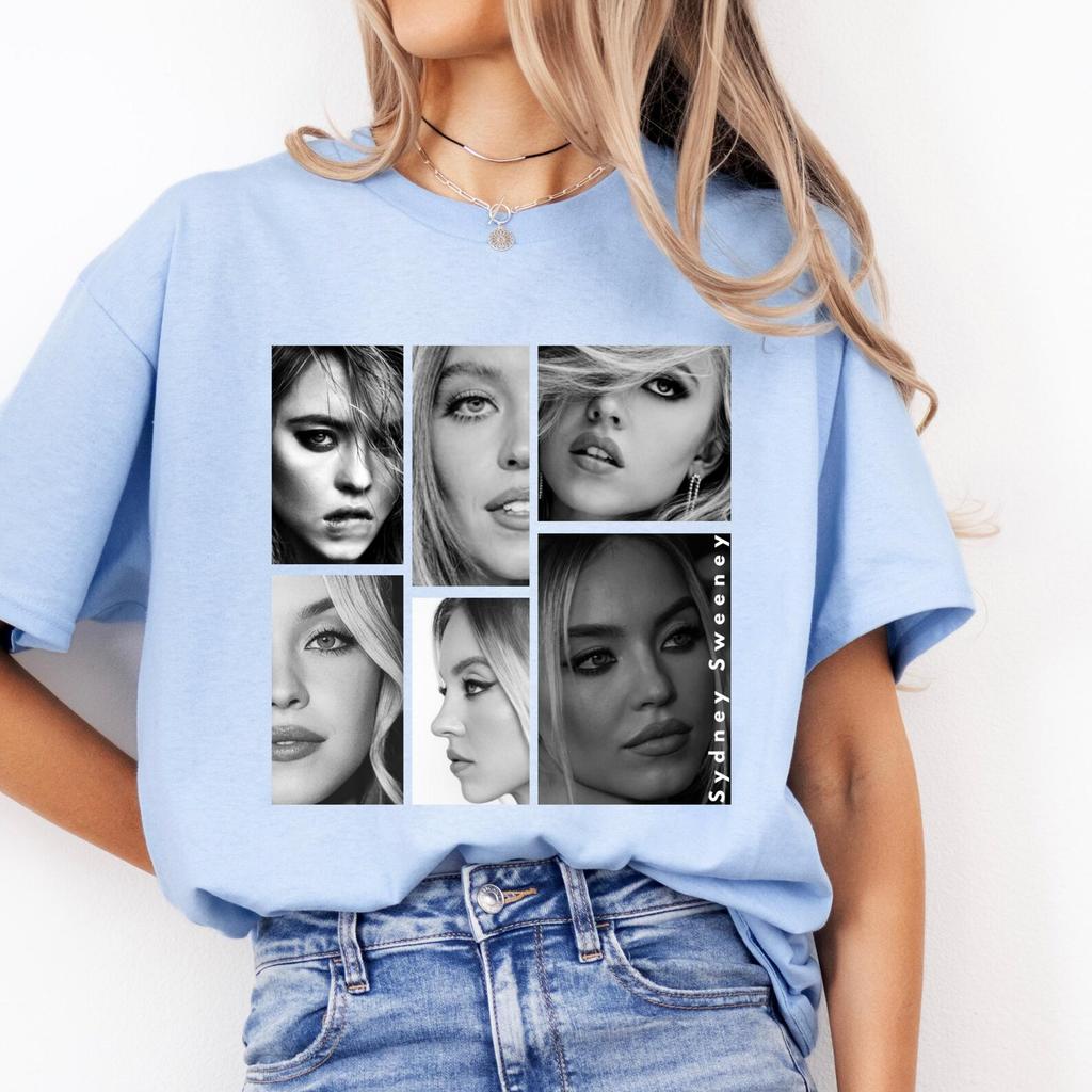 Sydney Sweeney Shirt and kids tshirt: Unisex Actress Shirt and kids tshirt for Movie Lovers