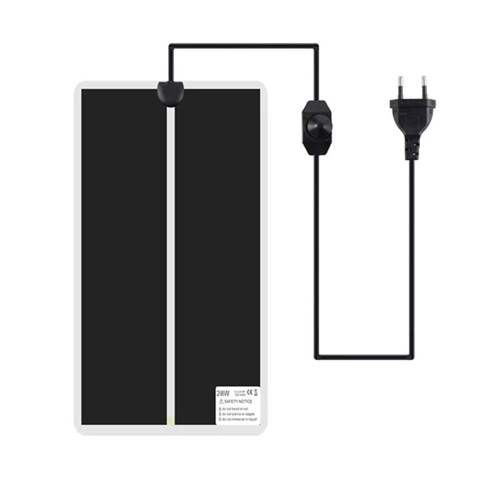 Грелка для рептилий с регулируемой температурой, зимнее отопление для рептилий, рогатый USB-нагреватель для домашних животных, лягушек и пауков, коврик для домашних животных Tortoi V3J7