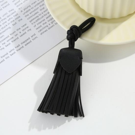 Подвесное украшение с кисточками из искусственной кожи DIY Поделки Изготовление Винтажный кулон-кисточка Сумка Кошелек Брелок для ключей автомобиля Школьная сумка Подвесное украшение