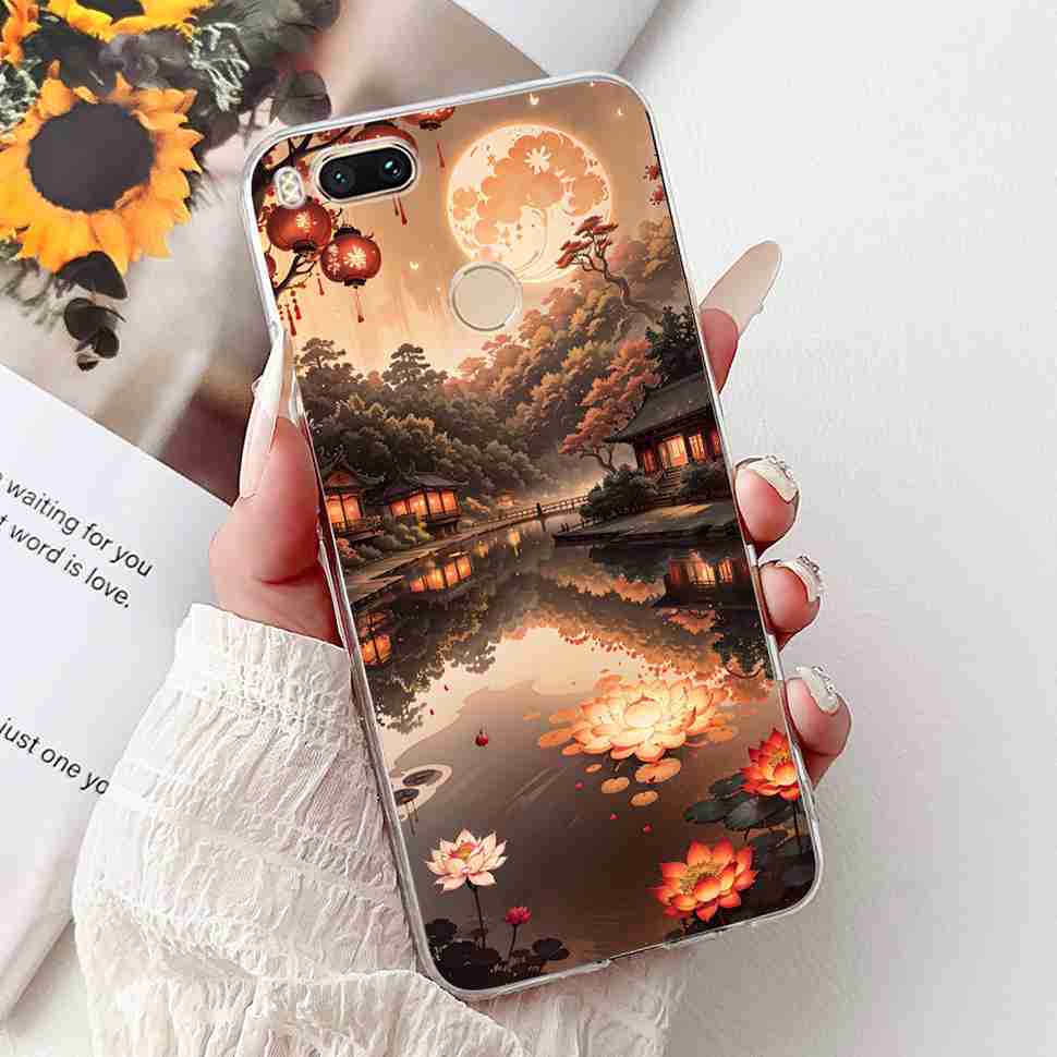 Чехол для Xiaomi Mi A1 MDG2 MDI2, модная расписная крышка из мягкого силикона TPU для Xiaomi Mi A1 Mi 5X 5.5", разноцветный цветочный чехол для телефона