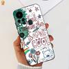 For Infinix Hot 11s Case Back Cover Clear Cute Cat Black Soft Silicone Coque For Infinix Hot11S Hot 11S Phone Case Bumper Fudna