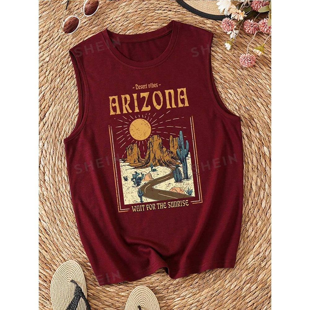 2024 Новая летняя уличная мода женская майка с круглым вырезом, повседневная женская футболка без рукавов с 3D-принтом орла и черепа