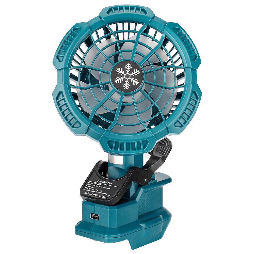 Портативный вентилятор с клипсой для аккумулятора Makita 18V, 3 скорости, энергоэффективный, для коляски, для использования на улице
