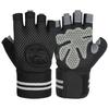 Fitness Band Wrist Gloves Running Mountaineering Anti-Wear Half Finger Gloves Training Outdoor Cycling Sports Fitness Gloves