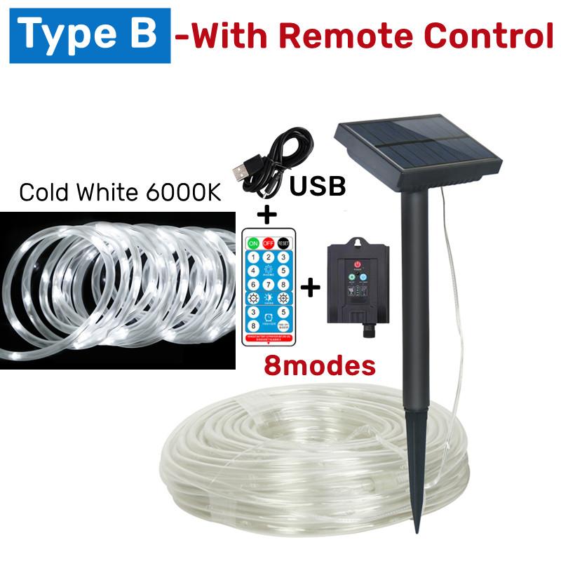 7 м/12 м/22 м Солнечный уличный светодиодный шнур-гирлянда водонепроницаемый медный провод сказочная лампа сад рождественская вечеринка декор трубчатый светильник