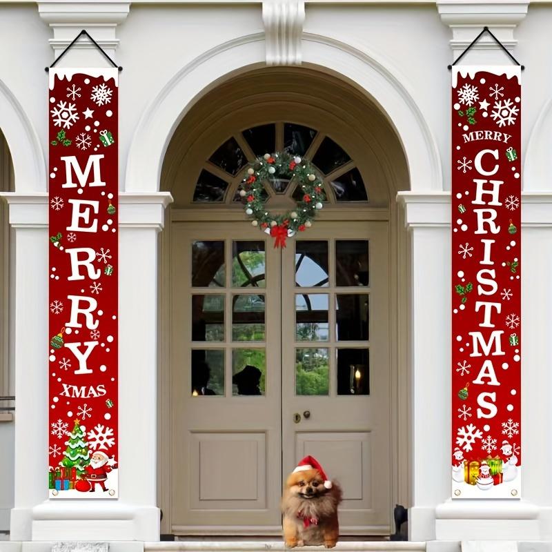 Christmas Banners for Holidays: Suitable for Home, Party, or Garden Decoration
