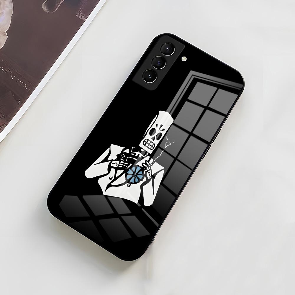 Чехол для телефона G-Grim F-Fandango Game для Samsung A56 A36 A26 A16 A15 A25 A35 A55 A14 A34 A24 A54 Стеклянный чехол