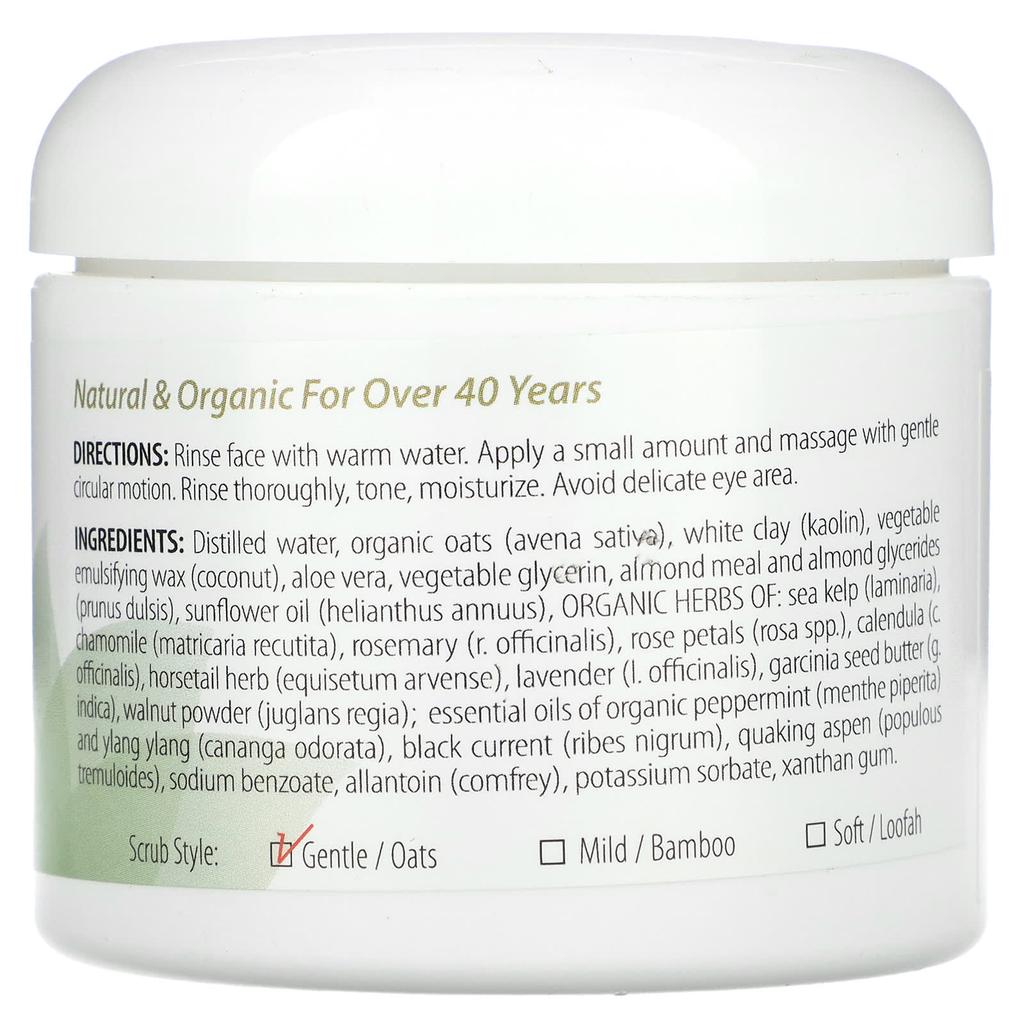 Skin Refining Scrub, Peppermint & Oat, 126G(4.5Oz)
