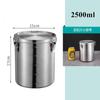 Нержавеющая сталь герметичная канистра для хранения кофейных зерен, чайных листьев, контейнер для еды, банка для хранения хлопьев, кухонный органайзер