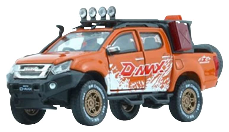 BM CREATIONS Isuzu 2018 Тилайт Оранжевый Набор Аксессуаров RHD 1/64 D-Max (Готовая модель)