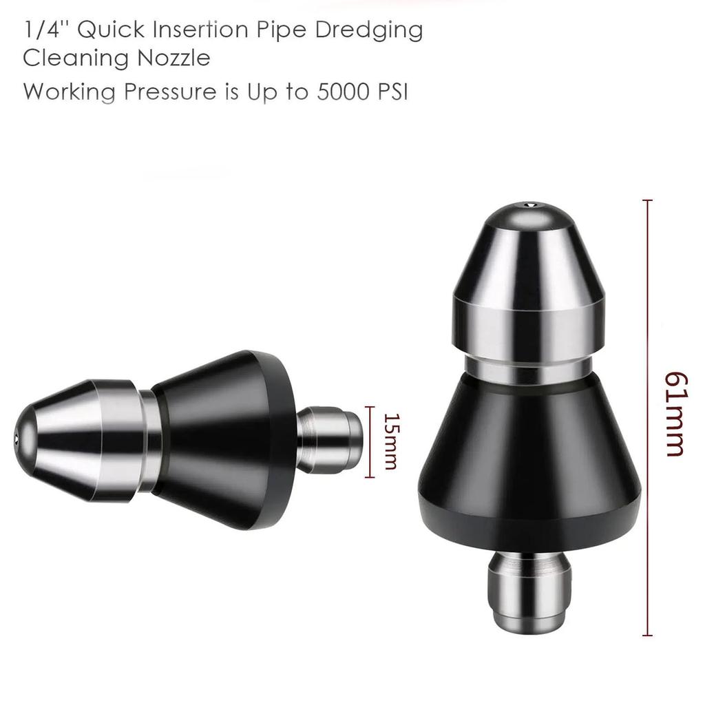 Cross-Border High-Pressure Car Wash and Pipe Cleaning Spray Nozzle