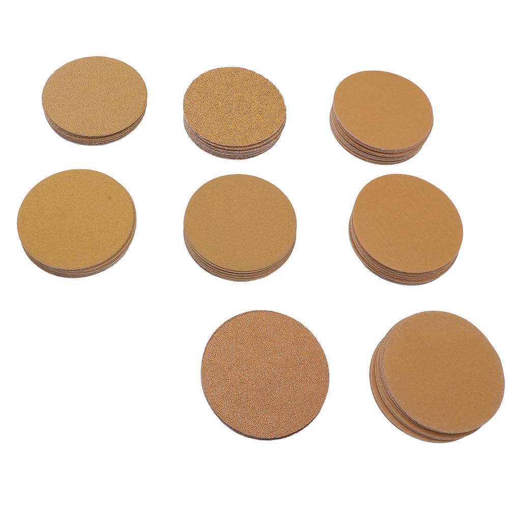 3 Inch Sanding Discs Hook and Loop Sanding Pads 40 To 800 Grit Sandpaper Discs for Woodworking and