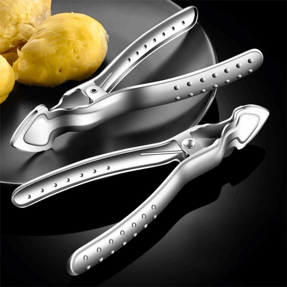 304 Stainless Steel Durian Shell Opener Anti-slip Handle Durian Shell Cracker Supermarket