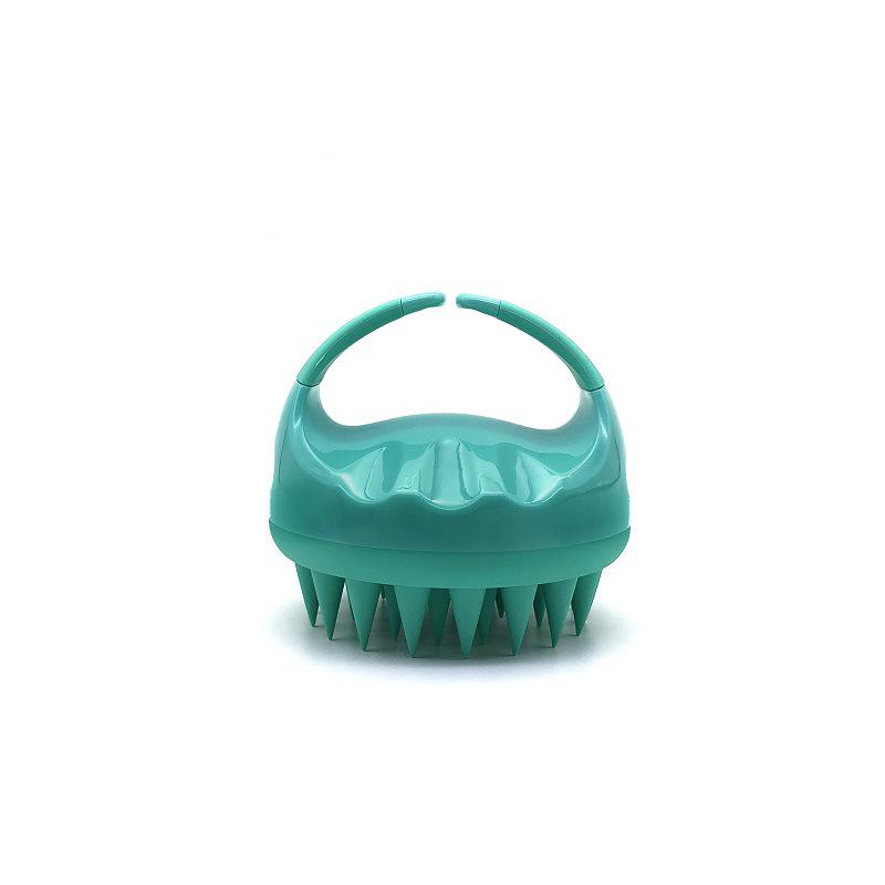 Monochrome Silicone Scalp Massager & Shampoo Brush for Babies