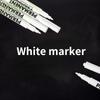 1 Pcs White Marker Pen Paint Oil Car Tire Marker Pen Waterproof Paint Marker Graffiti Pen