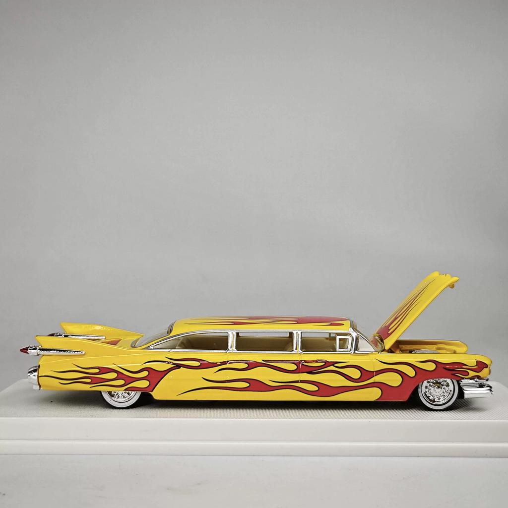 AABHV1 Механический Кадиллак Большая Ракета 1959 Cadillac Сплав Модель Автомобиля Расширенный Орнамент