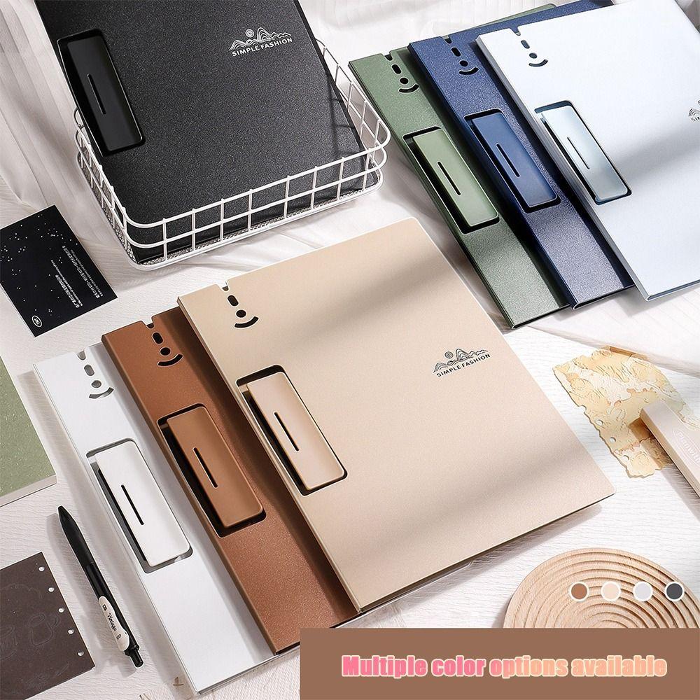 with Metal clip A4 File Folder Dual-use Writing Pad Fashion Test Paper Storage Organizer Office