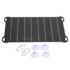 15W Solar Panel Charger Monocrystalline Silicon Portable Solar Panel Kit with Dual USB Output for