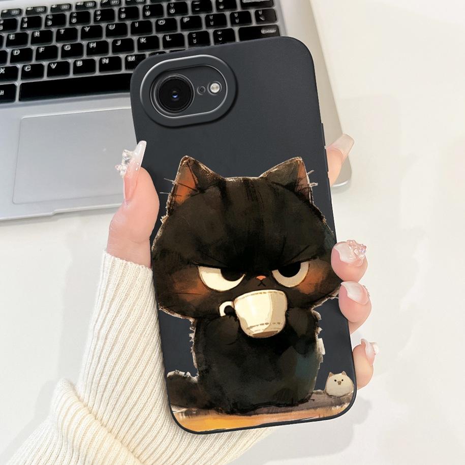 Чехол для iPhone 16E Популярный Цветочный Мультяшный Силиконовый Чехол для Телефона Для iPhone16E Funda Для iPhone SE 2025 SE4 Ударопрочный Мягкий Чехол